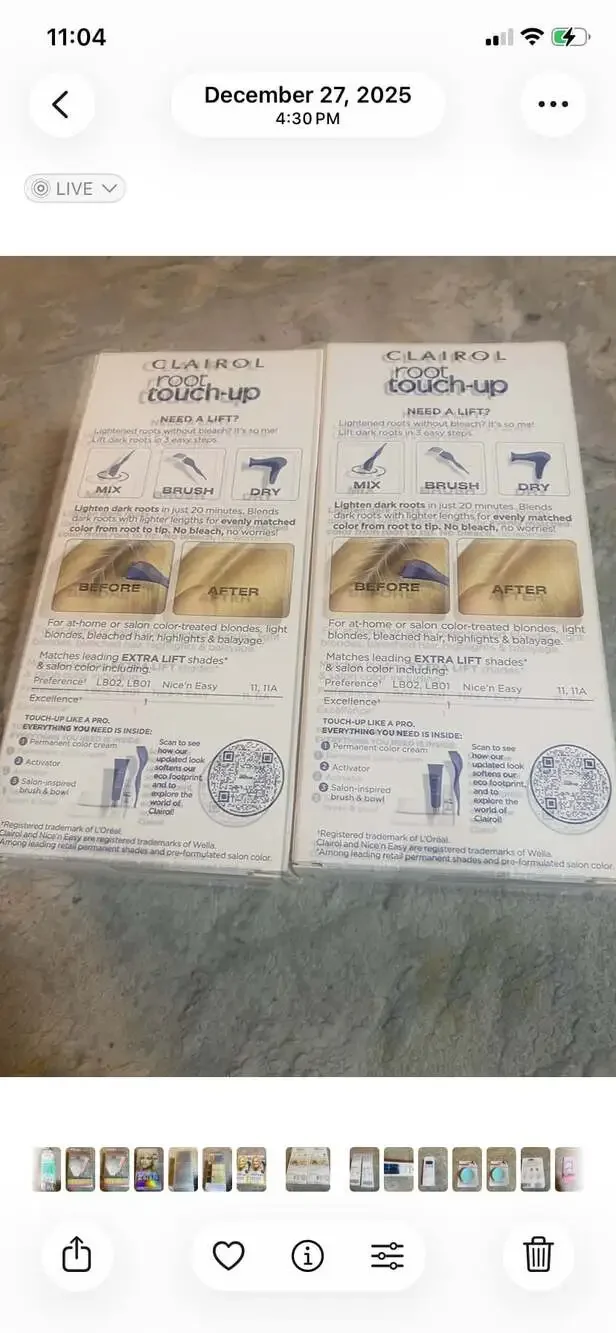 2 Clairol Root Touch-Up Zero Bleach Extra Lift Permanent Root Lightening Kit, 11